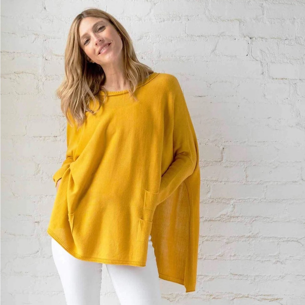 MERSEA The Catalina Travel Sweater Mustard Tunic OS
